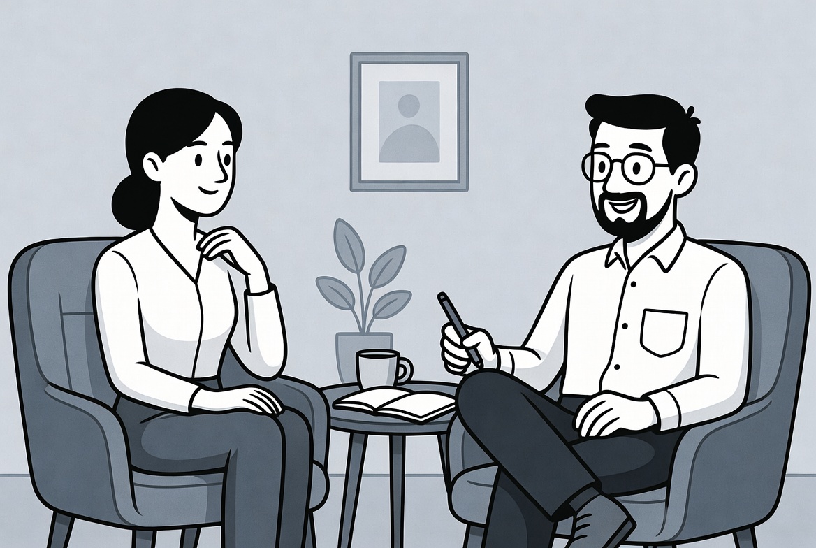 Vaibhav Jain in a coaching session — ICF PCC certified coach, Mumbai